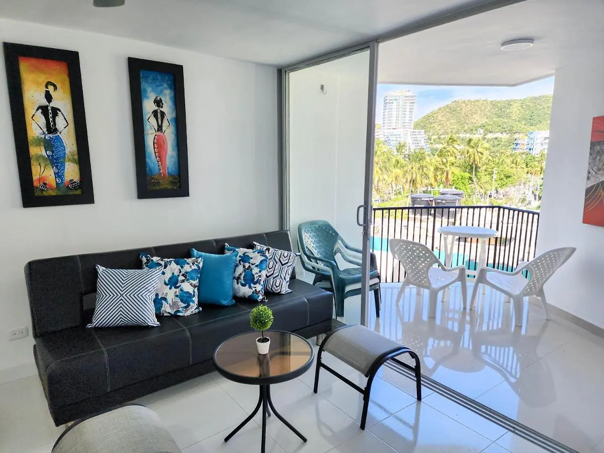 Apartamento Frente A La Playa 5B - By Bedviajes Apartment Santa Marta  Colombia
